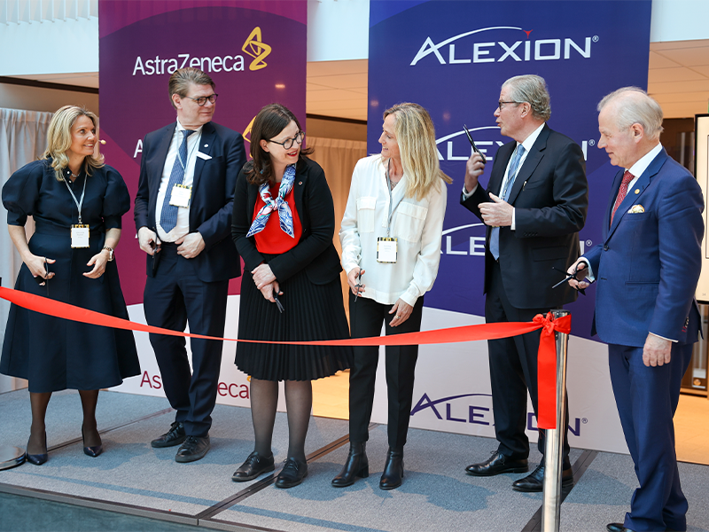 Photo from the inauguration at AstraZeneca