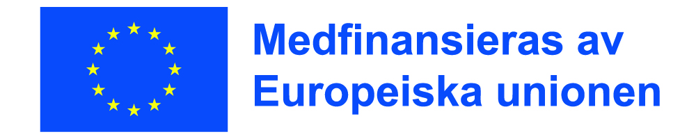 Logotyp Medfinansiering av EU