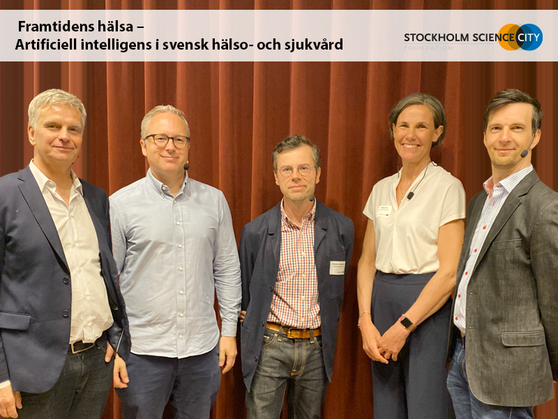 Talarna: Fredrik Strand, Max Gordon, Livia Holm och Erik Perjons