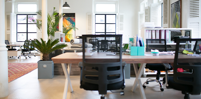 Photo of empty office