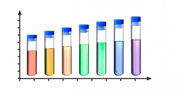 Picture of test tubes and diagram