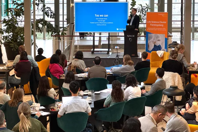 Photo of people at fair