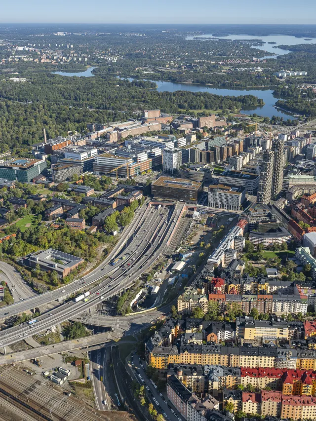 Hagastaden flygbild