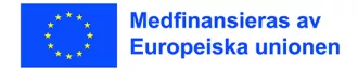 Logotyp Medfinansieras av EU