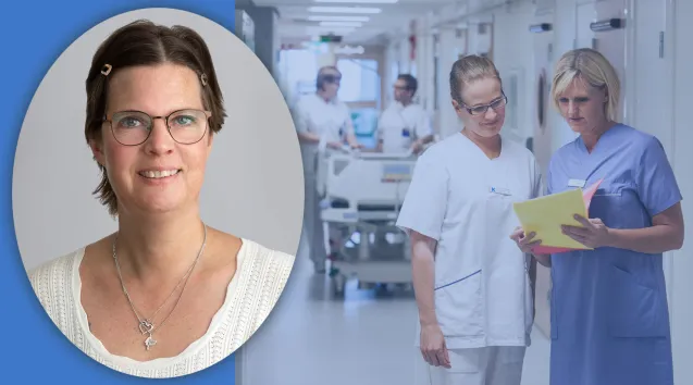 Photos of two women and a man