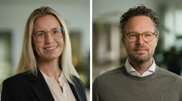 Photo of woman and man