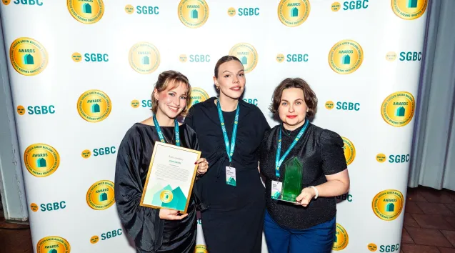 Photo of three women