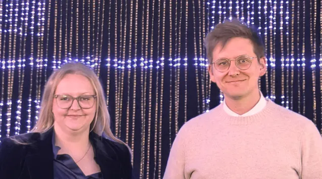 Photo of woman and man