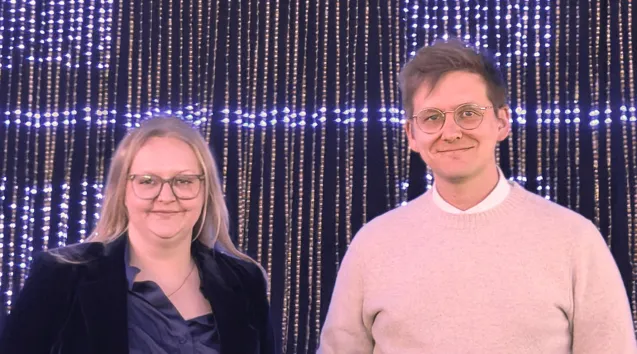 Photo of woman and man