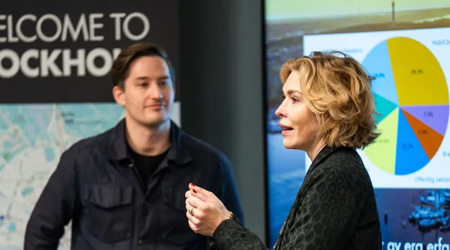 Photo of woman and man