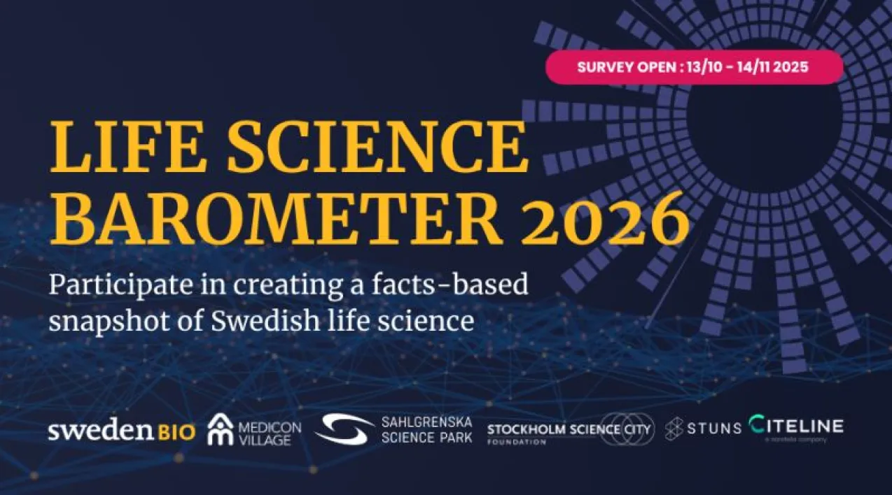 Illustration med text life science barometer 2026