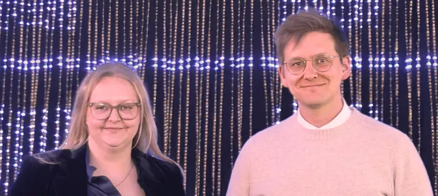 Photo of woman and man