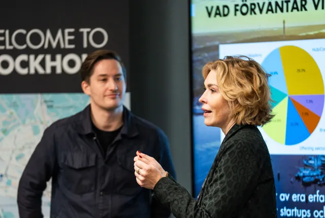 Photo of woman and man