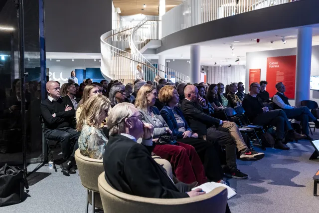 publik vid panelsamtalet