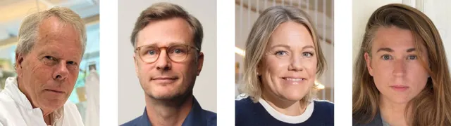 Foto av fyra talare
