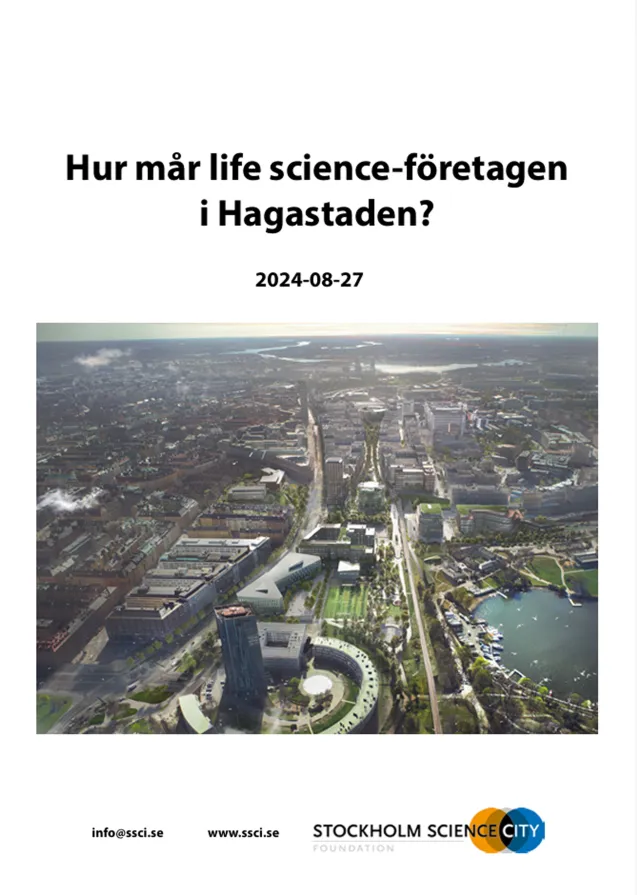 Framsidan av Hur mår Hagastaden 2024