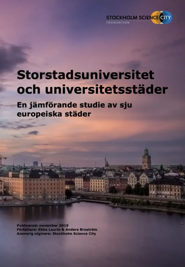 Storstadsuniversitet och universitetsstäder