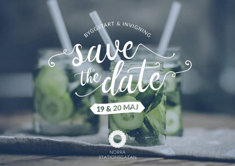 Save the Date Norra Stationsgatan